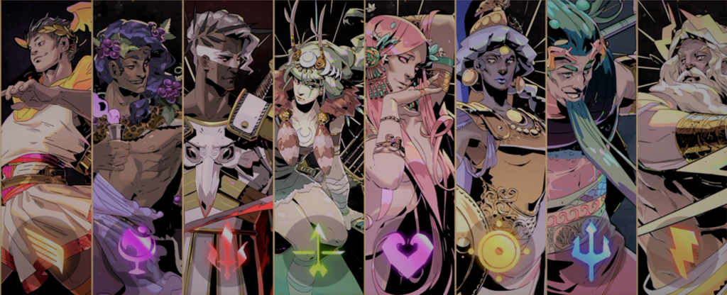 Alle goden in Hades om de strijd aan te gaan op de Nintendo Switch. Gemakkelijk te downloaden op jouw geheugenkaart.