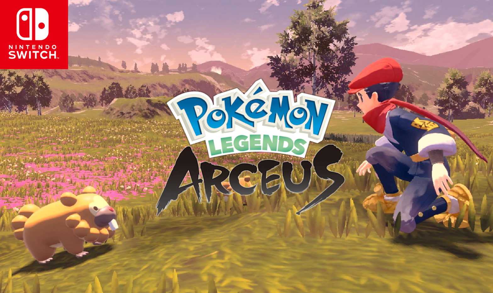 Download the new game Pokémon Legends Arceus on your Nintendo Switch micro SD card.