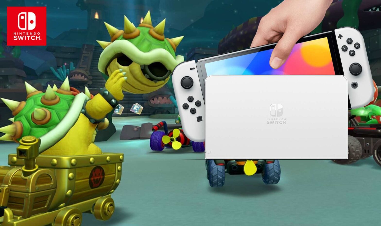 Speel alle games met jouw Nintendo Switch OLED en micro SD kaart van SanDisk.