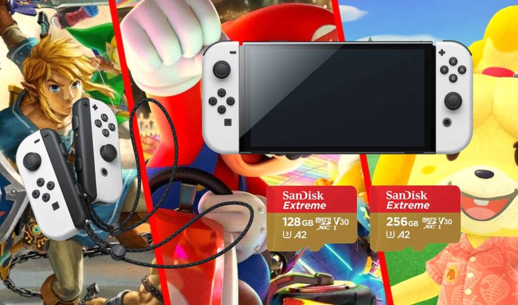 Gebruik een geheugenkaart om de games te downloaden. Zoals de SanDisk Extreme micro SD kaart.